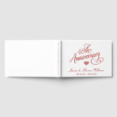 40周年ルビー結婚記念日 ゲストブック (全面)