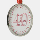 40周年ルビー·ラブハート メタルオーナメント (右)