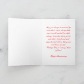 40周年結婚挨拶状 カード (内部)