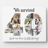 40周年結婚記念写真 フォトプラーク (正面)