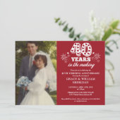 40周年結婚記念日写真「製作中」 招待状 (スタンド正面)