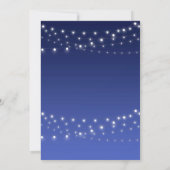 40周年結婚記念日招待状 - イルミネーション 招待状 (裏面)