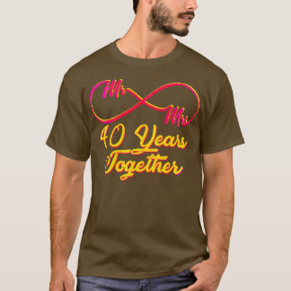 40周年結婚40周年2 Tシャツ