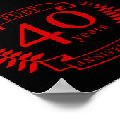 40周年結婚RUBY ポスター (角)