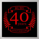 40周年結婚RUBY ポスター (正面)