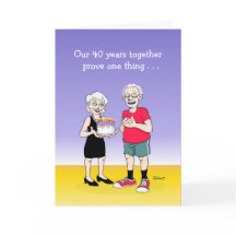 40周年記念おもしろいカード