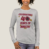 40周年記念のお祝い トライブレンドTシャツ (正面)