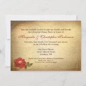 40周年記念の招待状（写真付き） 招待状 (裏面)