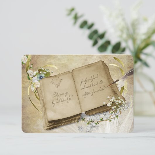 40周年記念の誓いの更新への出欠確認 招待状 (スタンド正面)