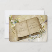 40周年記念の誓いの更新への出欠返信 招待状 (正面)