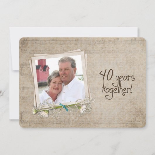 40周年記念オープンハウス 招待状 (正面)