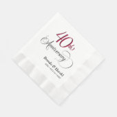 40周年記念カクテル 縁ありランチョンナプキン (角)