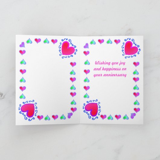 40周年記念カード ルビー カード (内部)