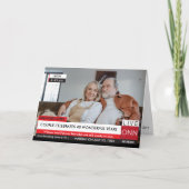 40周年記念テレビおもしろいニュース素晴らしい カード (正面)