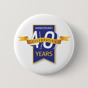 40周年記念デザイン 缶バッジ