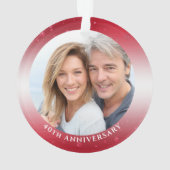 40周年記念ハートが永遠に撮影 オーナメント (裏面)