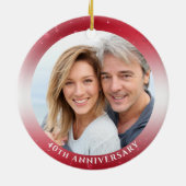 40周年記念ハートが永遠に撮影 セラミックオーナメント (裏面)