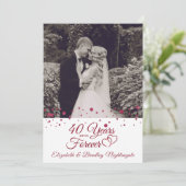 40周年記念ハートイヤーズ フォーエバーの写真 招待状 (スタンド正面)