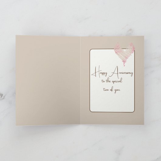 40周年記念ハート カード (内部)