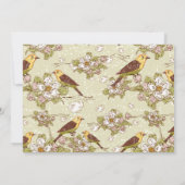 40周年記念パラケートとハナミズキ 招待状 (裏面)