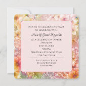 40周年記念パーティーコスモスフローラ園 招待状 (正面)