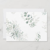 40周年記念パーティー40年の愛 招待状 (裏面)