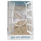 40周年記念ビーチハート中抱き枕 ミディアムペーパーバッグ (正面)