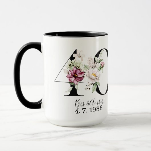 40周年記念マグカップ マグカップ (左)