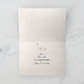 40周年記念ラブフォント葉付 カード (内部)