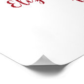 40周年記念ルビーウェルカムフローラリース看板 ポスター (角)