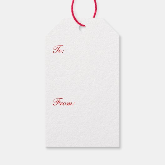 40周年記念ルビーハート ギフトタグ (裏面)