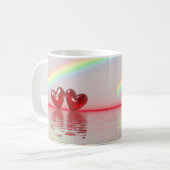 40周年記念ルビーハート コーヒーマグカップ (正面左)