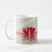 40周年記念ルビーハート コーヒーマグカップ (左)