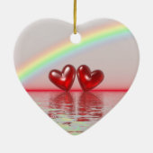 40周年記念ルビーハート セラミックオーナメント (裏面)