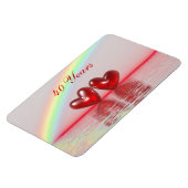 40周年記念ルビーハート マグネット (左側)