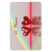 40周年記念ルビーハート マグネット (縦)