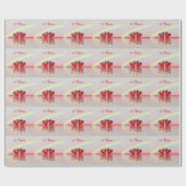 40周年記念ルビーハート ラッピングペーパー (フラット)