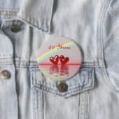 40周年記念ルビーハート 缶バッジ (インサイチュ)