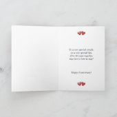 40周年記念ルビーハート（背が高い） カード (内部)