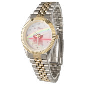 40周年記念ルビーハート 腕時計 (アングル)