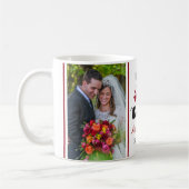 40周年記念写真を2結婚枚作成   コーヒーマグカップ (左)