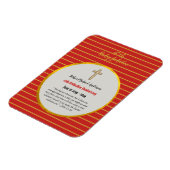 40周年記念司祭ルビー・ジュビリー マグネット (左側)