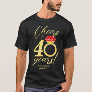 40周年記念応援から40年Ruby結婚's Tシャツ