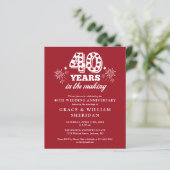 40周年記念招待状 (スタンド正面)