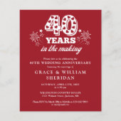 40周年記念招待状 (正面)