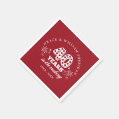 40周年記念結婚に スタンダードカクテルナプキン (角)