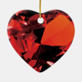 40周年記念結婚ルビーセラミックオーナメント セラミックオーナメント (裏面)