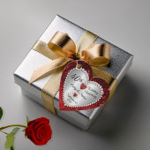 40周年記念結婚ルビーダイヤモンド フェイバータグ