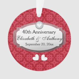 40周年記念結婚ルビーレッドZ06 オーナメント
