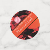 40周年記念結婚ルビー コンフェッティ (スモール正面)